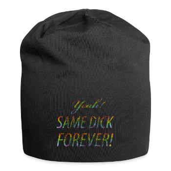 Yeah Same dick forever vintage - Jersey-Beanie - Schwarz - Vorne
