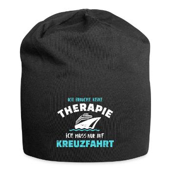Kreuzfahrt - Jersey-Beanie - Schwarz - Vorne