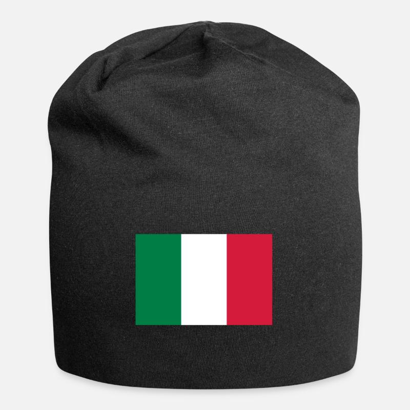 Italy - Bonnet en jersey - noir