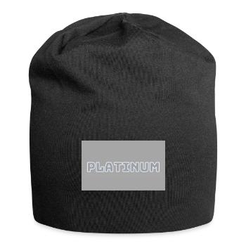 platinum Brand Clothing& Acessories - Jersey Beanie - black - Front