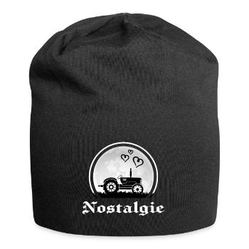 Traktor Traktorfahrer "Trecker-Nostalgie" - Jersey-Beanie - Schwarz - Vorne