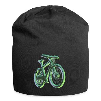 Bike Fahrrad Outdoor Fun Radsport Radtour Freiheit - Jersey-Beanie - Schwarz - Vorne