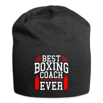 Best Boxing Trainer of All Time Trainer Gift - Jersey Beanie - black - Front