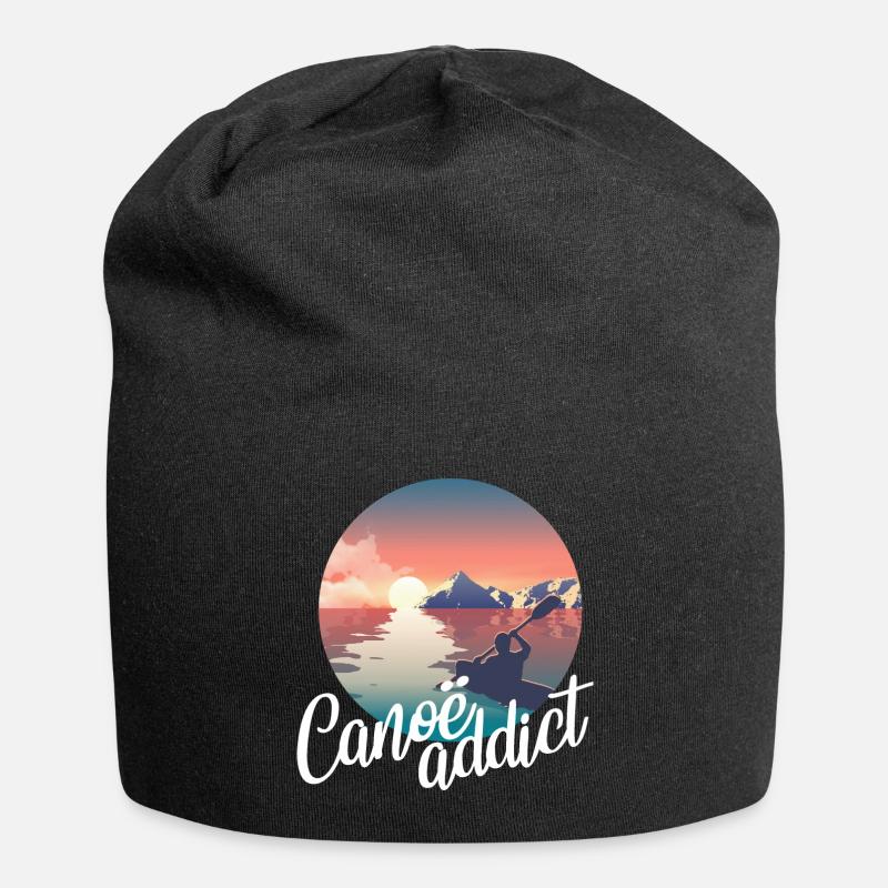 Canoë addict - Bonnet en jersey - noir