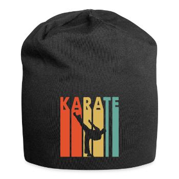 Karate - Jersey-Beanie - Schwarz - Vorne