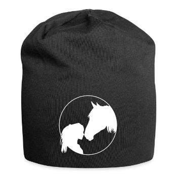 Horse Love - Bonnet en jersey - noir - Devant