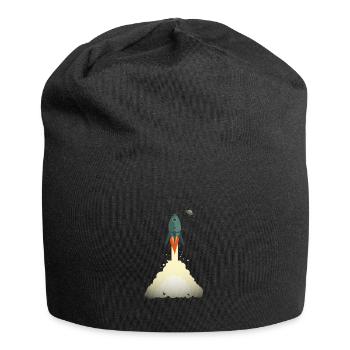 rocket - Jersey Beanie - black - Front