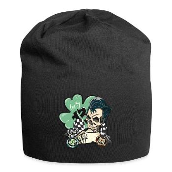 lucky13 Rockabilly Poker - Bonnet en jersey - noir - Devant