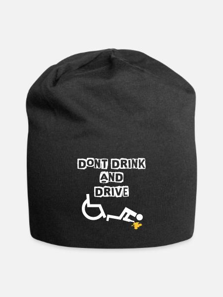 Rollstuhlfahrer - Jersey-Beanie - Schwarz