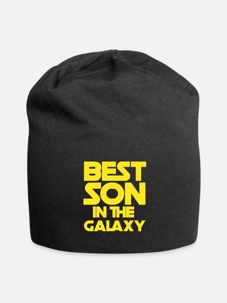 Bester Sohn - Jersey-Beanie - Schwarz