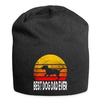 Sunset Dog 1 MEILLEUR CADEAU DU CADEAU - Bonnet en jersey - noir - Devant