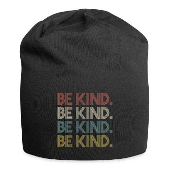 Seien Sie freundliches Hemd Anti-Mobbing-Güte - Jersey-Beanie - Schwarz - Vorne