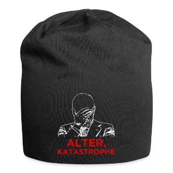 Alter Katastrophe - Jersey-Beanie - Schwarz - Vorne