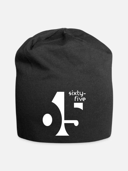 65 sixty-five - Jersey-Beanie - Schwarz