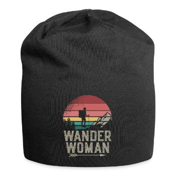Wander Woman - Jersey-Beanie - Schwarz - Vorne