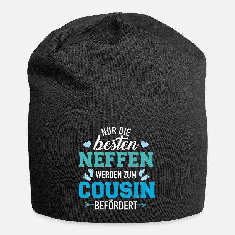Cousin - Jersey-Beanie - Schwarz