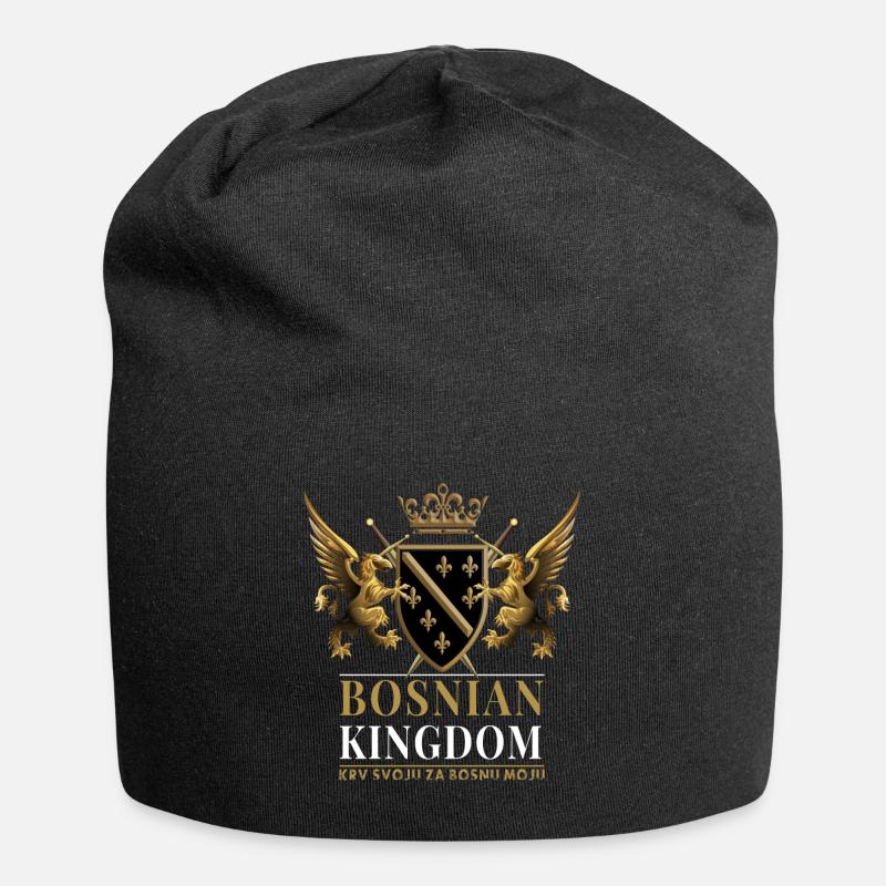 Royaume de Bosnie - Bonnet en jersey - noir