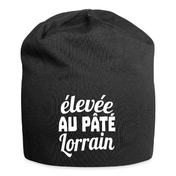 élevée au pâté lorrain - Bonnet en jersey - noir - Devant