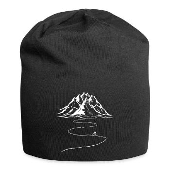 biking, racing bike, road bike, bike, mountain tour - Jersey Beanie - black - Front