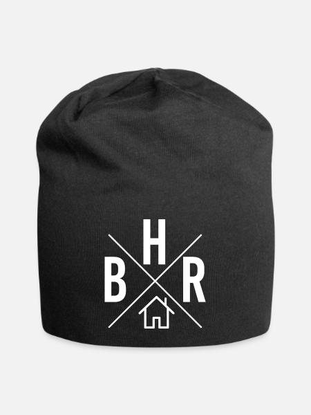 Bauherrin - Jersey-Beanie - Schwarz
