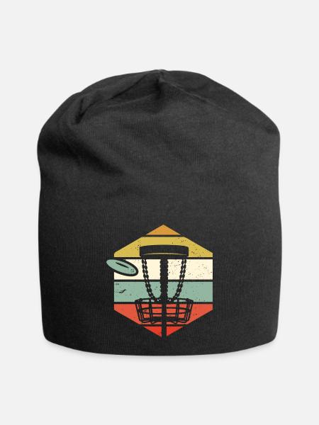 Disc Golf Sports Retro Disc Golf - Jersey-Beanie - Schwarz