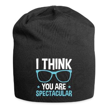 Optometry Optician Vision Spectacular Optic - Jersey Beanie - black - Front