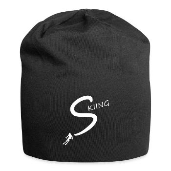 skiing - Jersey-Beanie - Schwarz - Vorne