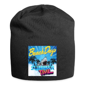 Heure d'été - Bonnet en jersey - noir - Devant