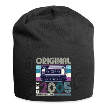Original 2005 17. Geburtstag Geschenk Herren - Jersey-Beanie - Schwarz - Vorne