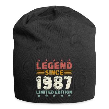 Légende 1987 Vintage Vintage Cadeau d’Anniversaire - Bonnet en jersey - noir - Devant