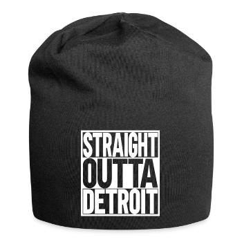 Detroit - Jersey-Beanie - Schwarz - Vorne