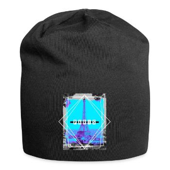 Paris France Ville Skyline Accueil Amour - Bonnet en jersey - noir - Devant