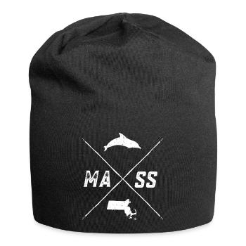 Massachusetts - Jersey Beanie - black - Front