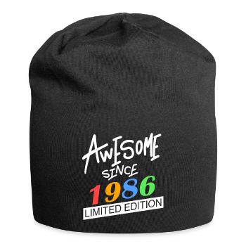 1986 - Jahrgang 1986 - Fantastisch seit 1986 - Jersey-Beanie - Schwarz - Vorne