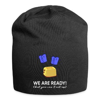 ukraine slava ukraini selenskyj ukrainian - Jersey-Beanie - Schwarz - Vorne