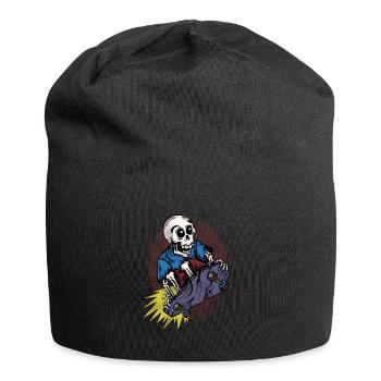 Halloween Gift Killer Skeleton Killer Skater - Jersey Beanie - black - Front