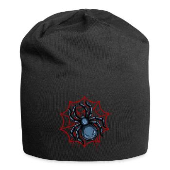 Halloween Costume Spider Monster Spooky Skull - Jersey Beanie - black - Front