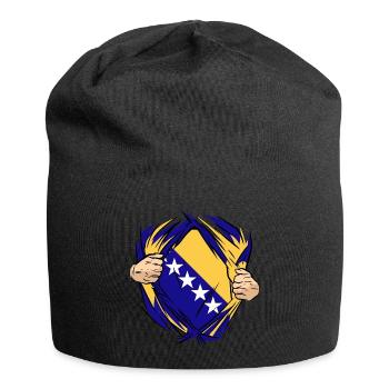 Fiers Bosniaques Bosnie-Herzégovine - Bonnet en jersey - noir - Devant