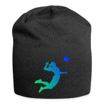 Volleyball Volleyball Player Men Volleyball Player - Jersey Beanie - black - Front
