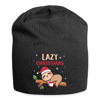 Lazy christmas - Jersey Beanie - black - Front