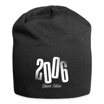 2006 Année 18e anniversaire Année de naissance - Bonnet en jersey - noir - Devant