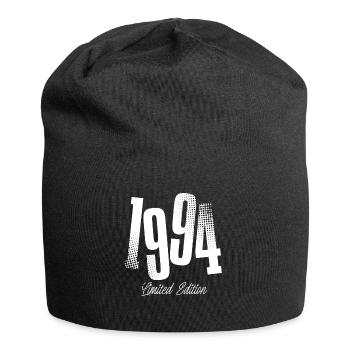1994 Jahrgang Geburtstag Baujahr Geboren - Jersey-Beanie - Schwarz - Vorne
