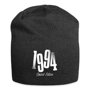 1994 Jahrgang Geburtstag Baujahr Geboren - Jersey-Beanie - Anthrazit - Vorne