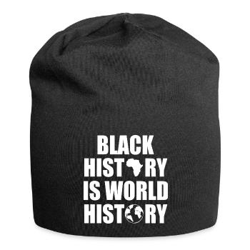 Black history is world history - Bonnet en jersey - noir - Devant