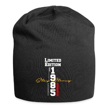 Limited Edition Stay Strong Retro Design - Jersey-Beanie - Schwarz - Vorne