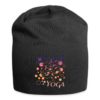 Yoga yoga - Jersey-Beanie - Schwarz - Vorne