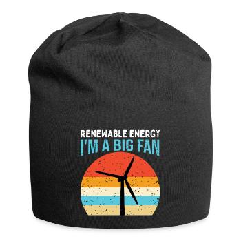 Design Renewable Energy I'm a big Fan - Bonnet en jersey - noir - Devant