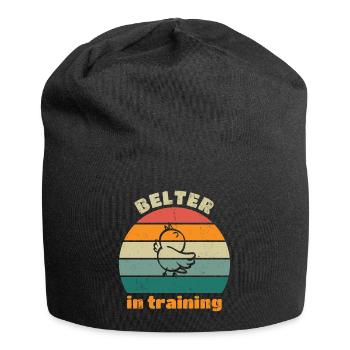 Belter in training - retro light distressed - Jersey Beanie - black - Front