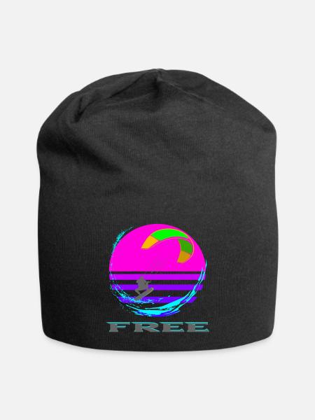 Kitesurfing - Jersey-Beanie - Schwarz