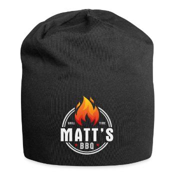 Matts BBQ - Jersey Beanie - black - Front